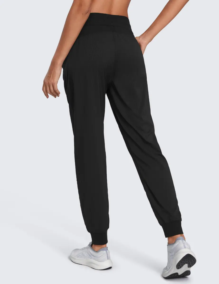 CRZ YOGA Ease Line Joggers 28.5" Black X-Small | Breathable, Durable Active Pants for Women - view 2