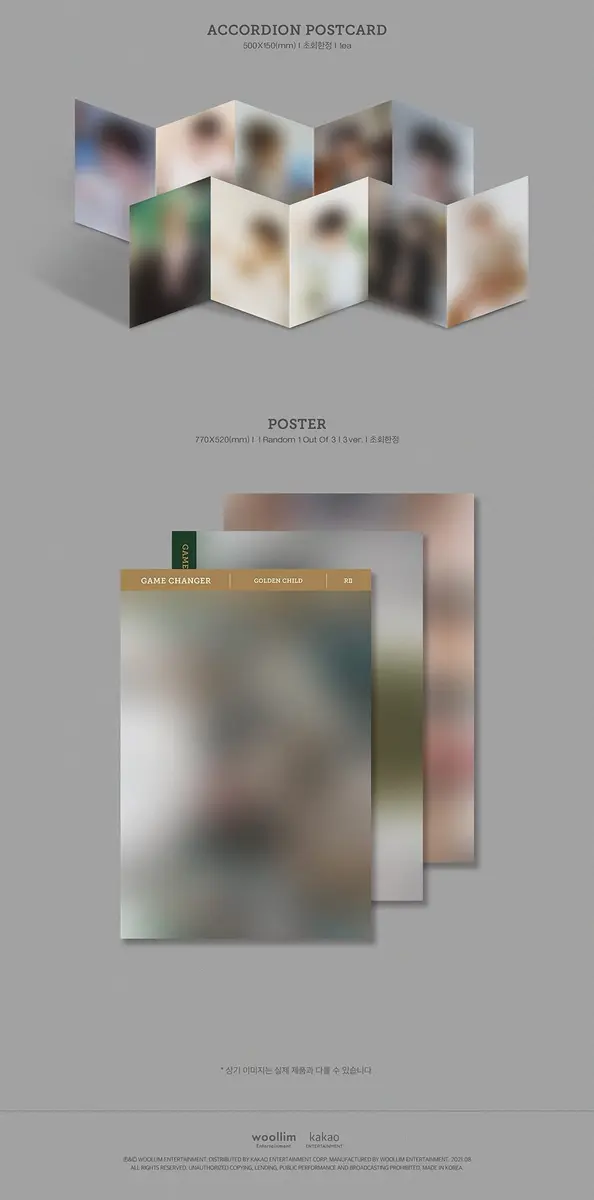 Woolim Entertainment GOLDEN CHILD - Game Changer Standard Edition Album + Photocards (Random ver.) | KPOP Collectible Album - view 5