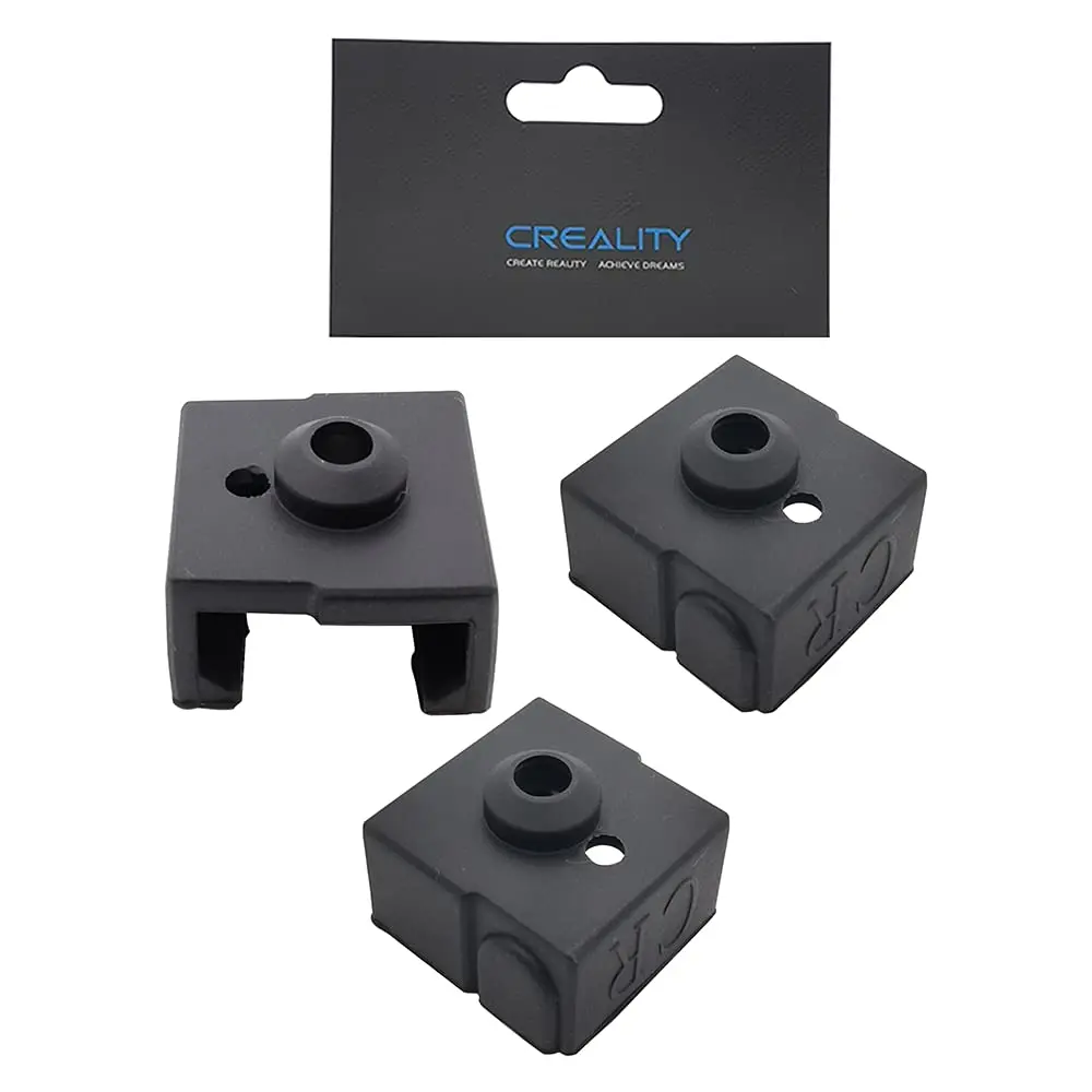 POLISI3D Silicone Socks for Creality CR6 SE & Max Neo Heat Block | Heat-Resistant 280°C, 3 Pack - main product image