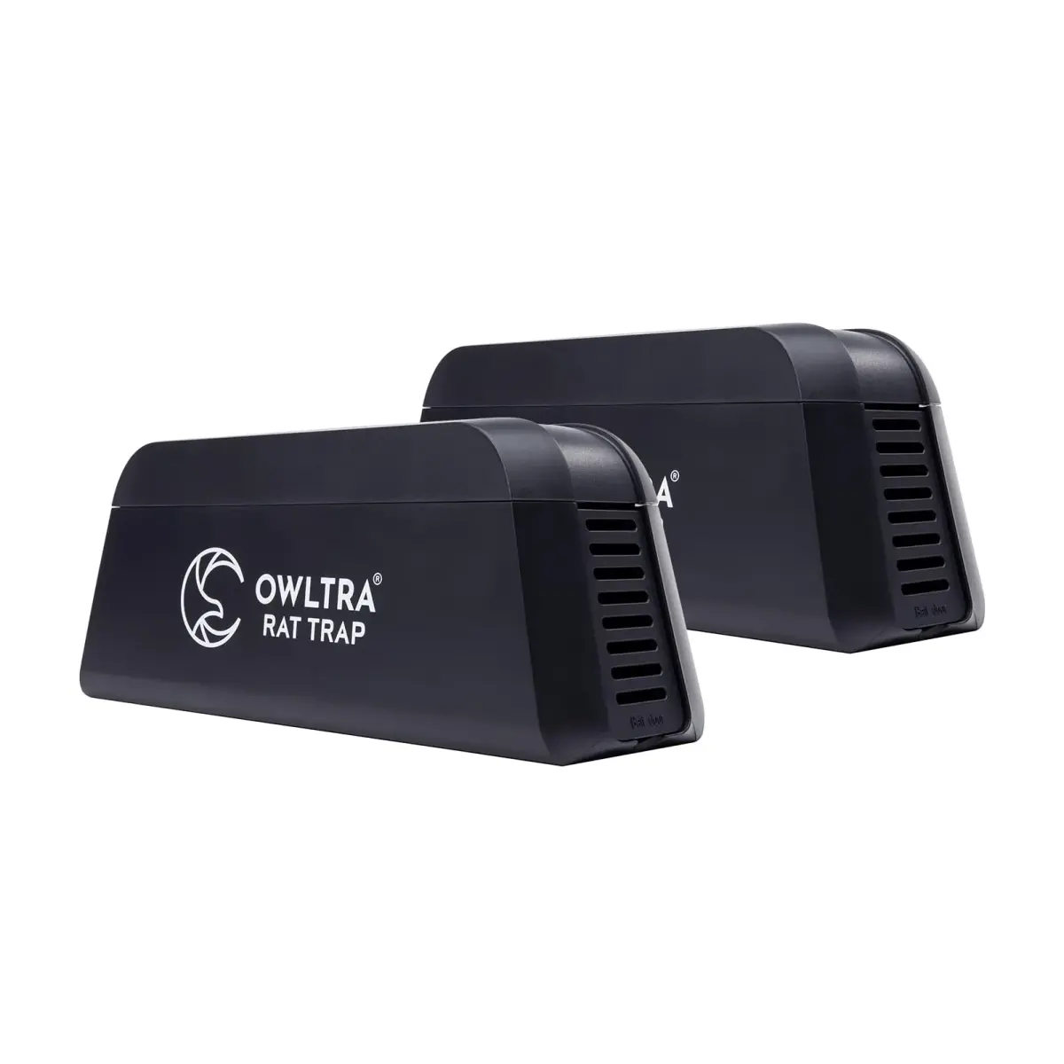OWLTRA OW-1 2-Pack Black Electric Rat Trap with Pet-Safe Trigger - main product image
