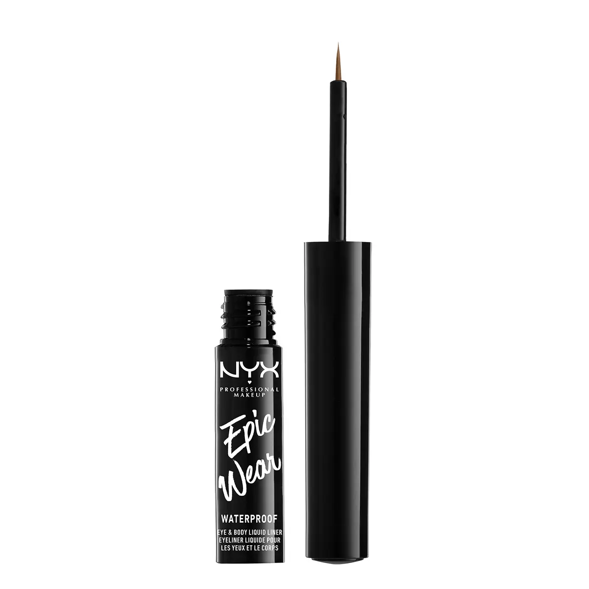 NYX PROFESSIONAL MAKEUP Epic Wear Metallic Liquid Liner 0.12 Fl Oz | Long-Lasting Waterproof Brown Metal - view 8