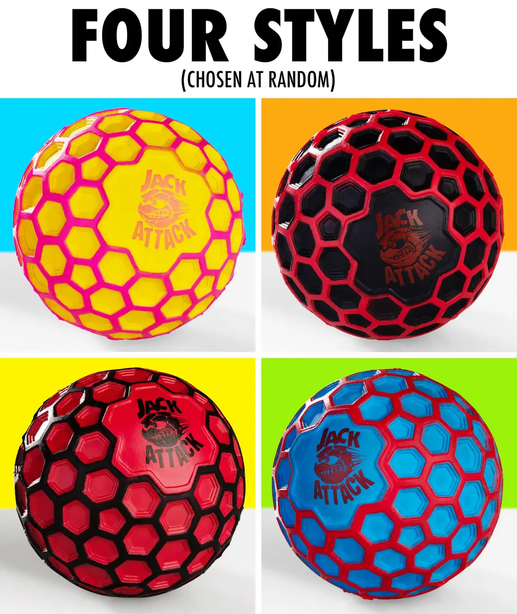 Jack Attack Hex Crazy Bounce Ball | Unisex Outdoor Toy for All Ages - view 4