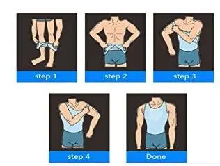 Henicepte Mens Compression Shirt Tummy Control Undershirt Slimming Body Shaper Vest | Flat Chest & Stomach - view 6