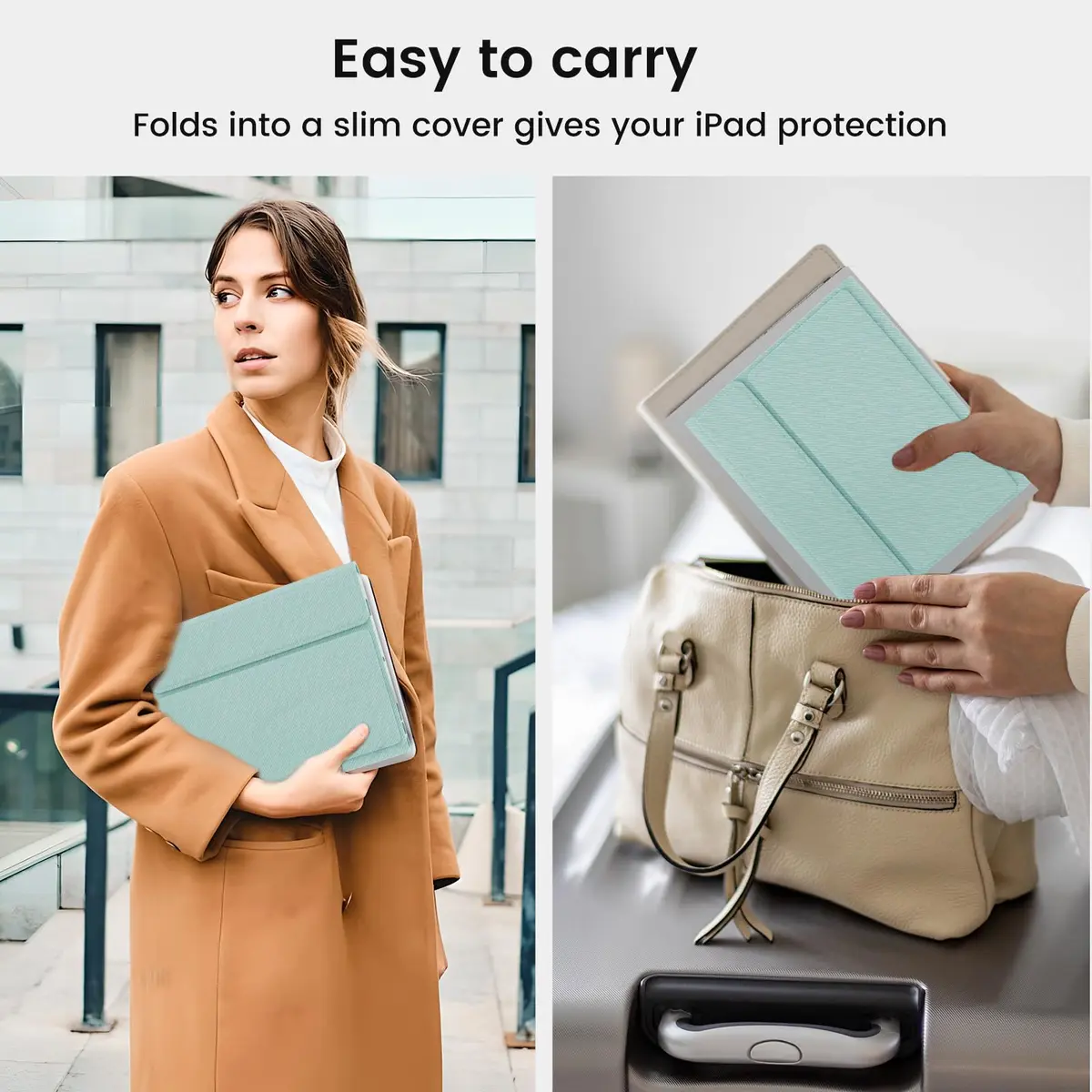 OYEEICE Keyboard Case for iPad 9th/8th/7th Gen 10.2 Inch & Air 3rd Gen 10.5 Inch with 7-Color Backlit Keyboard & Pencil Holder - view 9