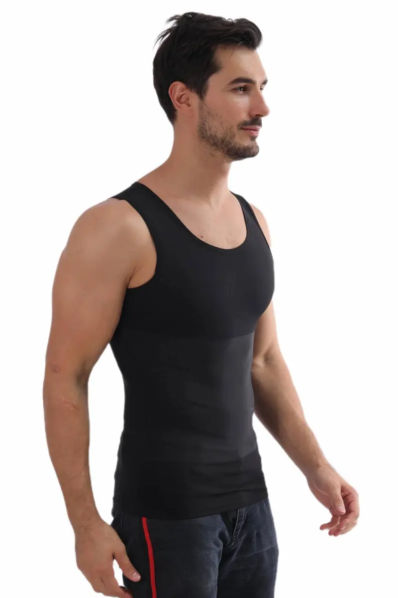 Henicepte Mens Compression Shirt XX-Large | Tummy Control & Body Shaping - view 2