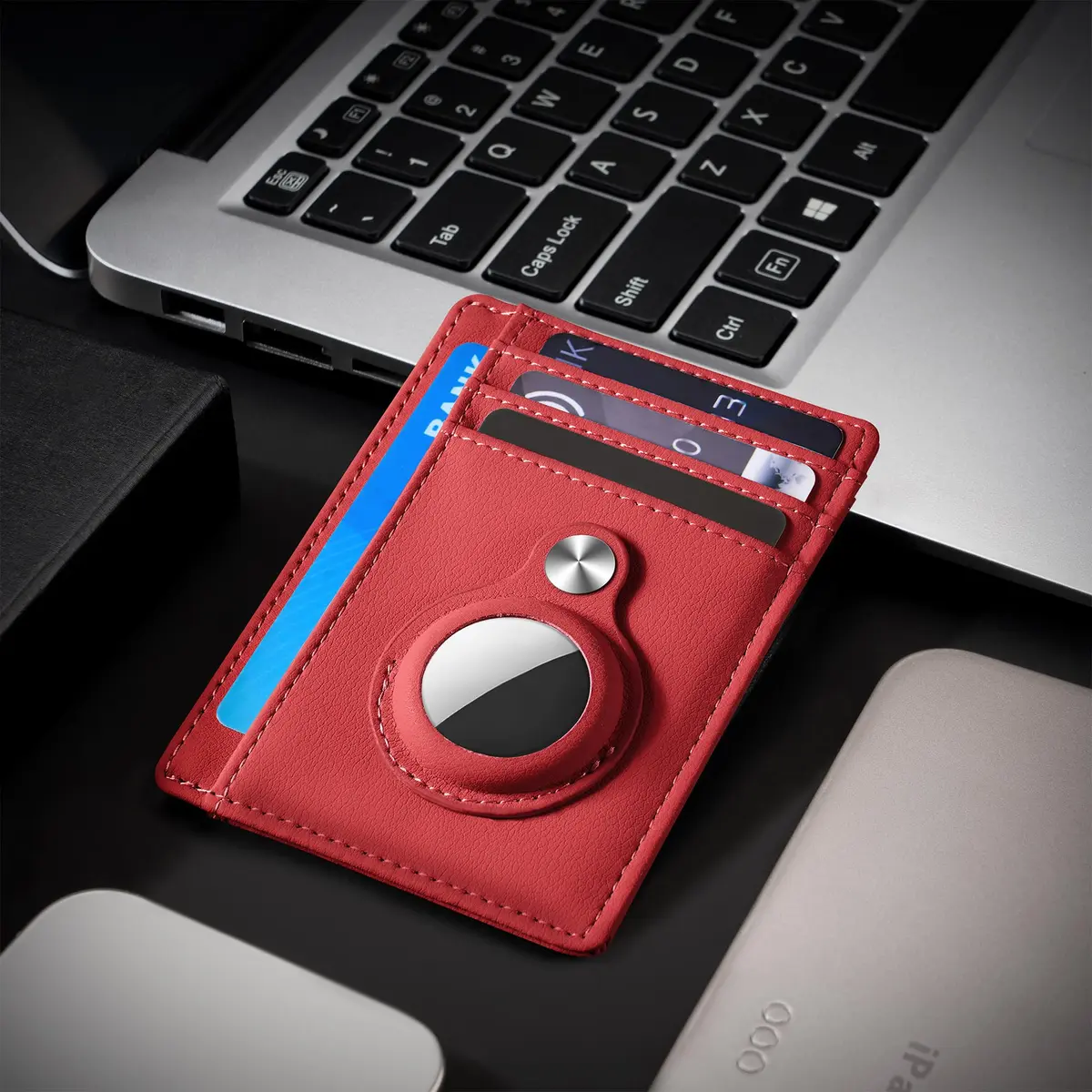 Hawanik Slim Minimalist Front Pocket Wallet for Men | Airtag Holder, RFID Shield, Thin Card Case (3.3" x 4.1") - view 8