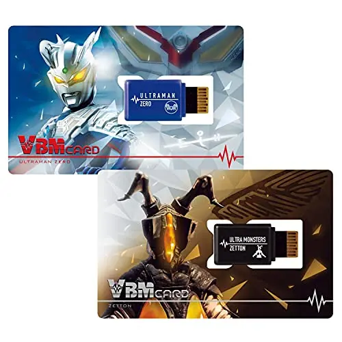BANDAI Vital Bracelet Ultraman VBM Card Set Vol. 1 - Ultraman Zero & Zetton (1 Pack) - main product image