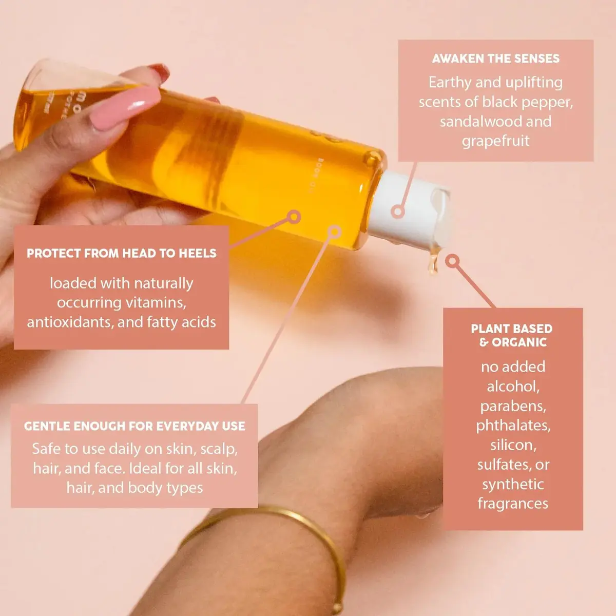 MOMOTARO APOTHECA Nourishing Versatile Body Oil 177 ml | Organic, Hydrating, Suitable for All Skin Types - view 2