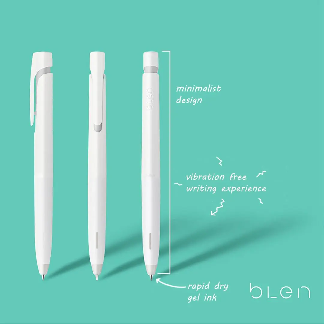 Zebra Pen bLen Retractable Gel Pen 2-Pack | Smooth Ink Flow, Low-Vibration Writing - view 5
