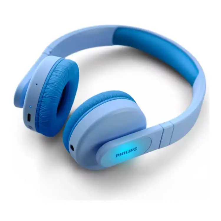 Philips Kids Wireless On-Ear Headphones Blue | Safe 85dB Limit, 28H Play, Parental Controls - view 3
