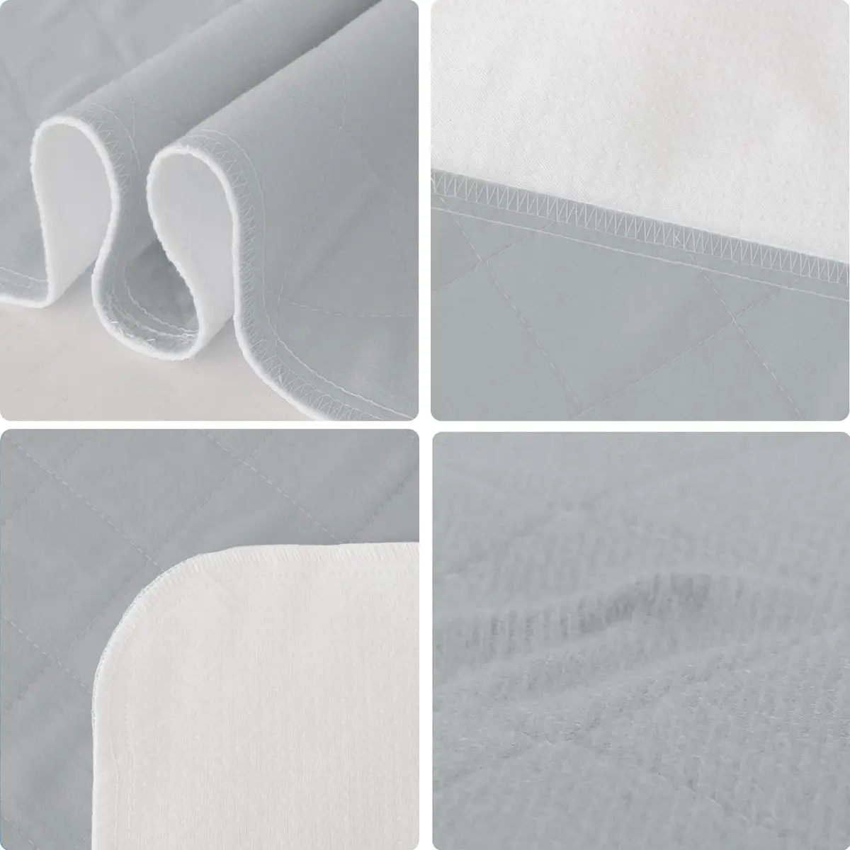 SPRINGSPIRIT Washable Waterproof Bed Pads for Incontinence 2 Pack 86cm x 91cm | 4-Layer Protection with 8oz Absorbency - view 3