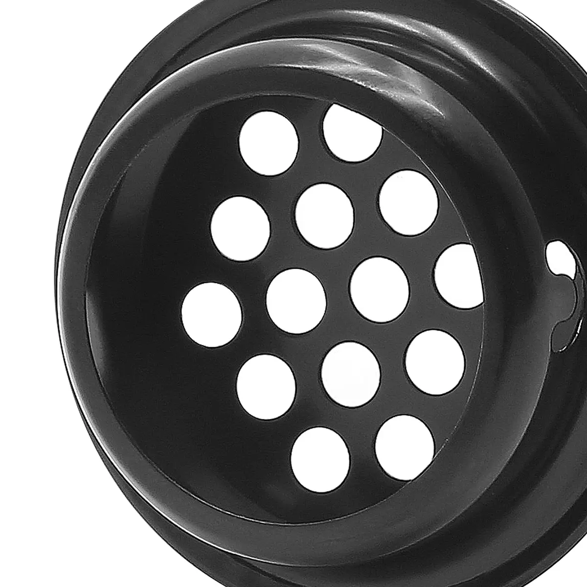 Piutouyar 25mm Air Vents Round Soffit Vents, Black | Stainless Steel Circular Vent Mesh for Kitchen & Wardrobe - view 5