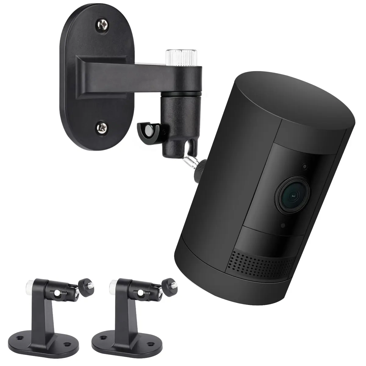 ALERTCAM 2Pack Adjustable Security Wall Mount Bracket for Ring & Outdoor Cameras | Perfect View Angle, Indoor/Outdoor Use - main product image