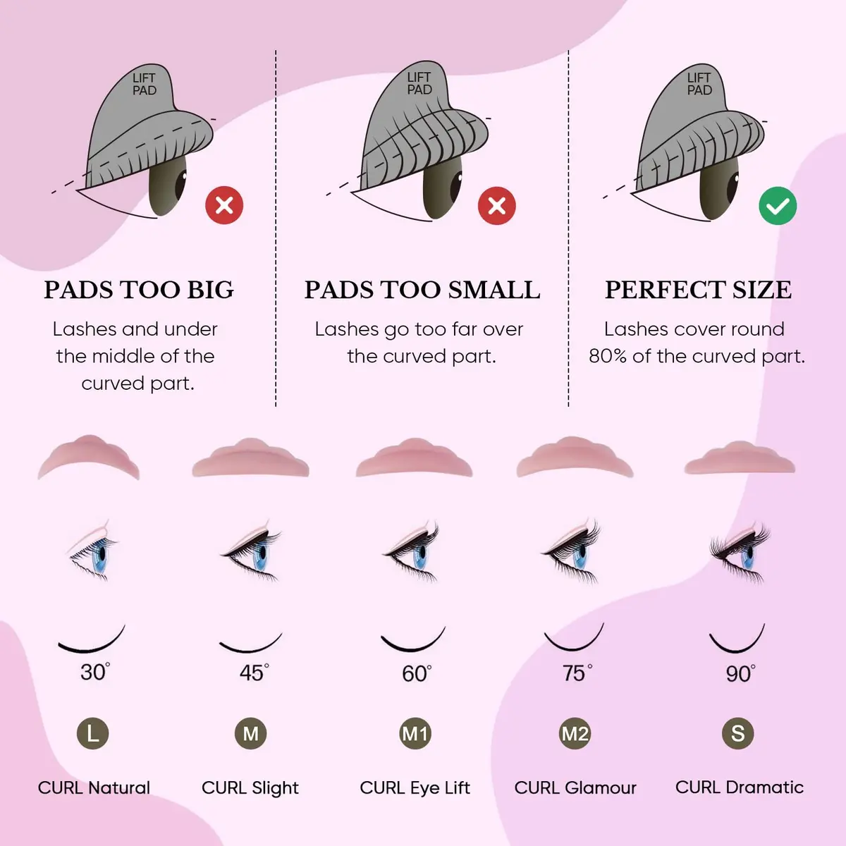 Lomansa Lash Lift Kit - Easy to Use Salon-Quality Eyelash Perm Kit with Full Tools - view 7