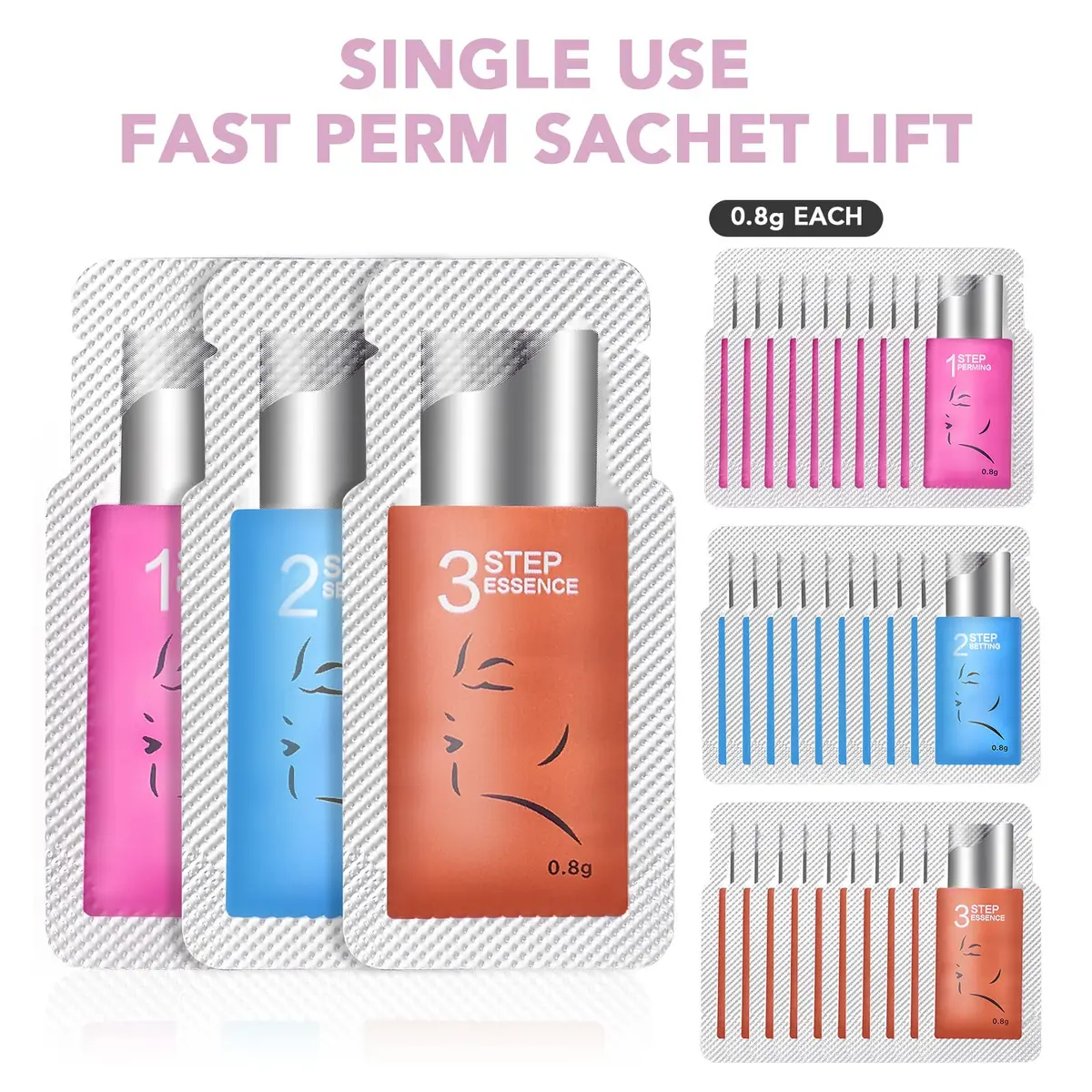 Lomansa Lash Lift Kit - Easy to Use Salon-Quality Eyelash Perm Kit with Full Tools - view 8