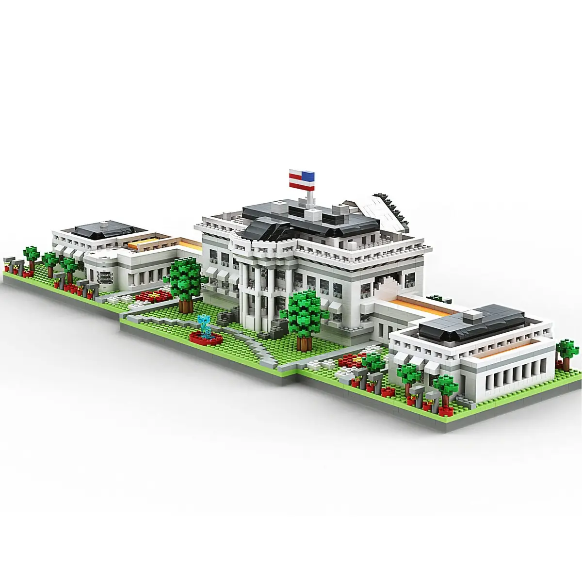 SEMKY Micro Mini Blocks White House Landmark Model Set | 3000 Pieces for Kids & Adults - main product image