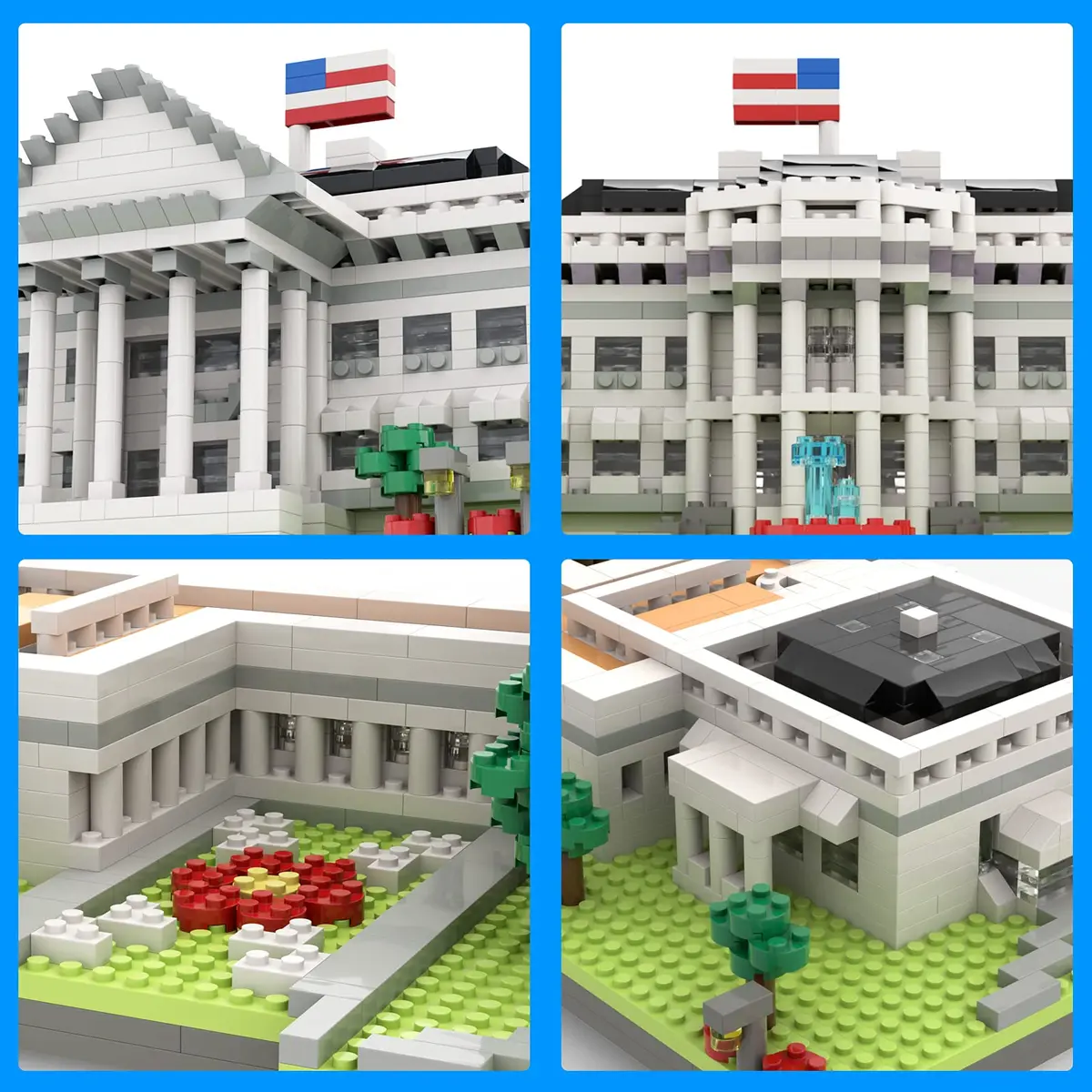 SEMKY Micro Mini Blocks White House Landmark Model Set | 3000 Pieces for Kids & Adults - view 5