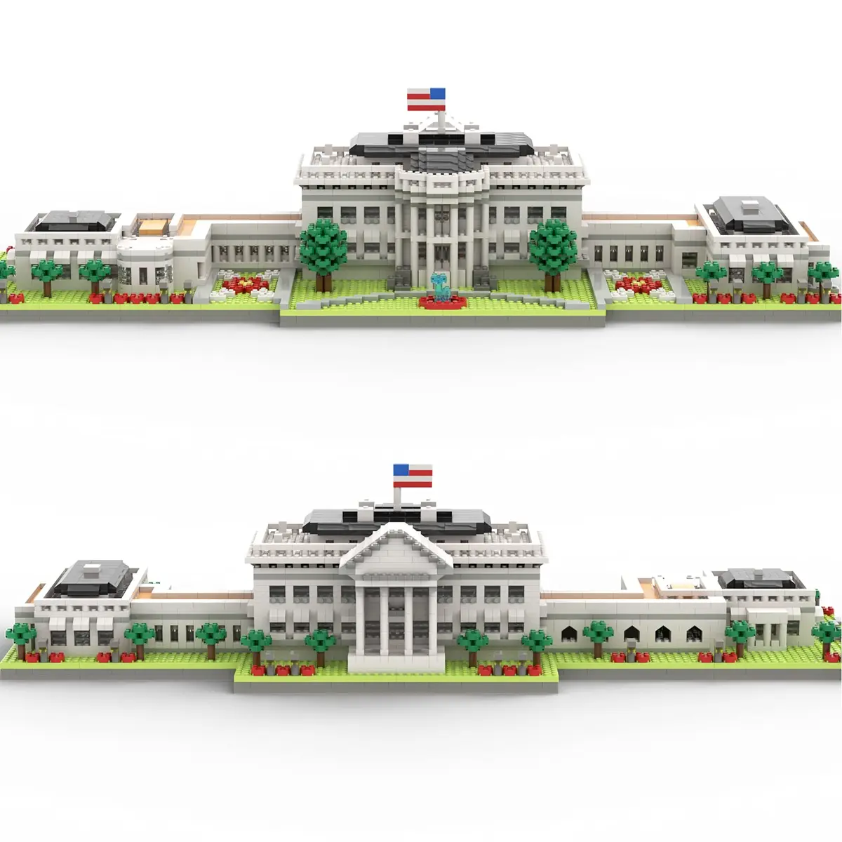 SEMKY Micro Mini Blocks White House Landmark Model Set | 3000 Pieces for Kids & Adults - view 3