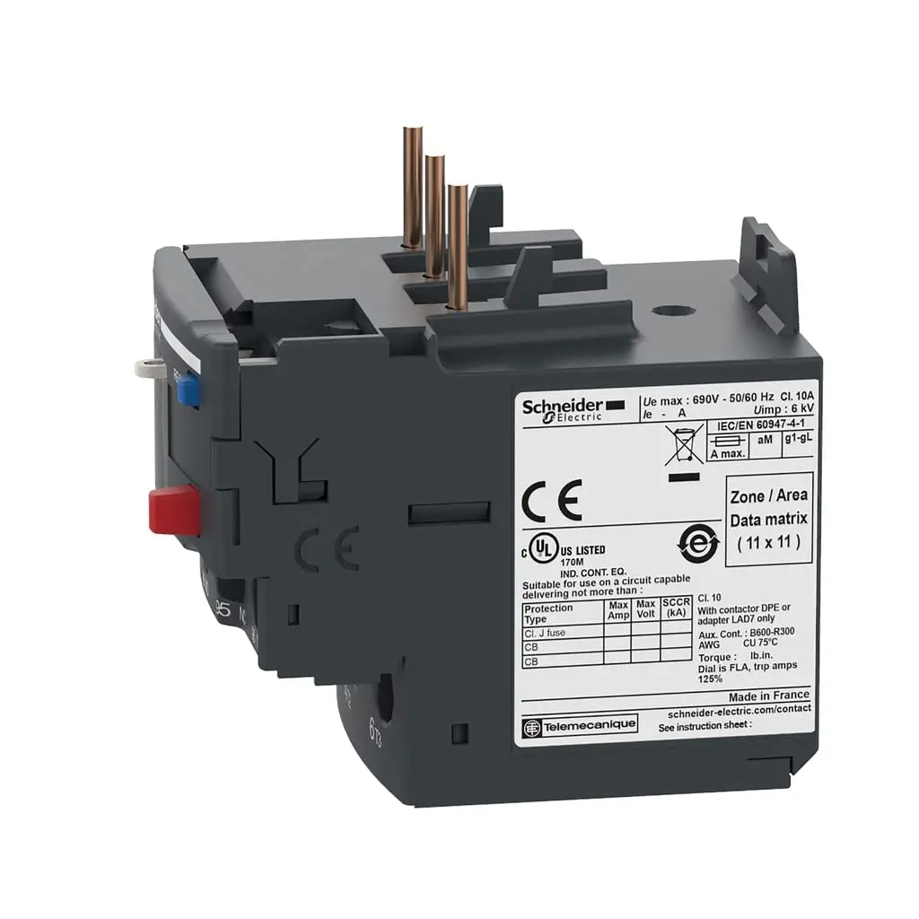 Square D by Schneider Electric DPER03 Thermal Overload Relay 0.25-0.4A | HVAC & Motor Protection - view 2