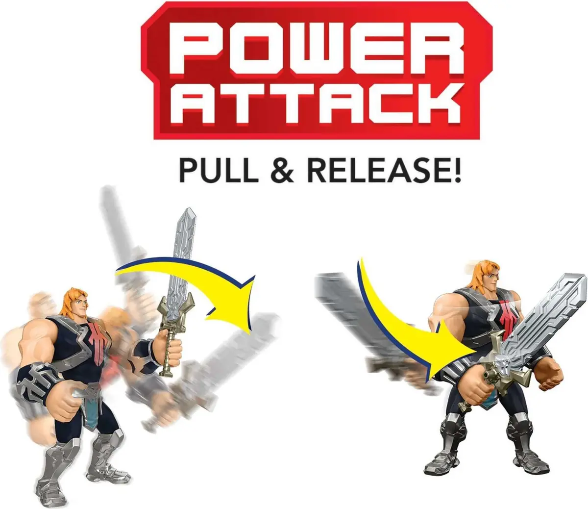 Masters of the Universe He-Man Action Figure 14 cm (5.5 inches) | Inspired by Netflix Series - view 5