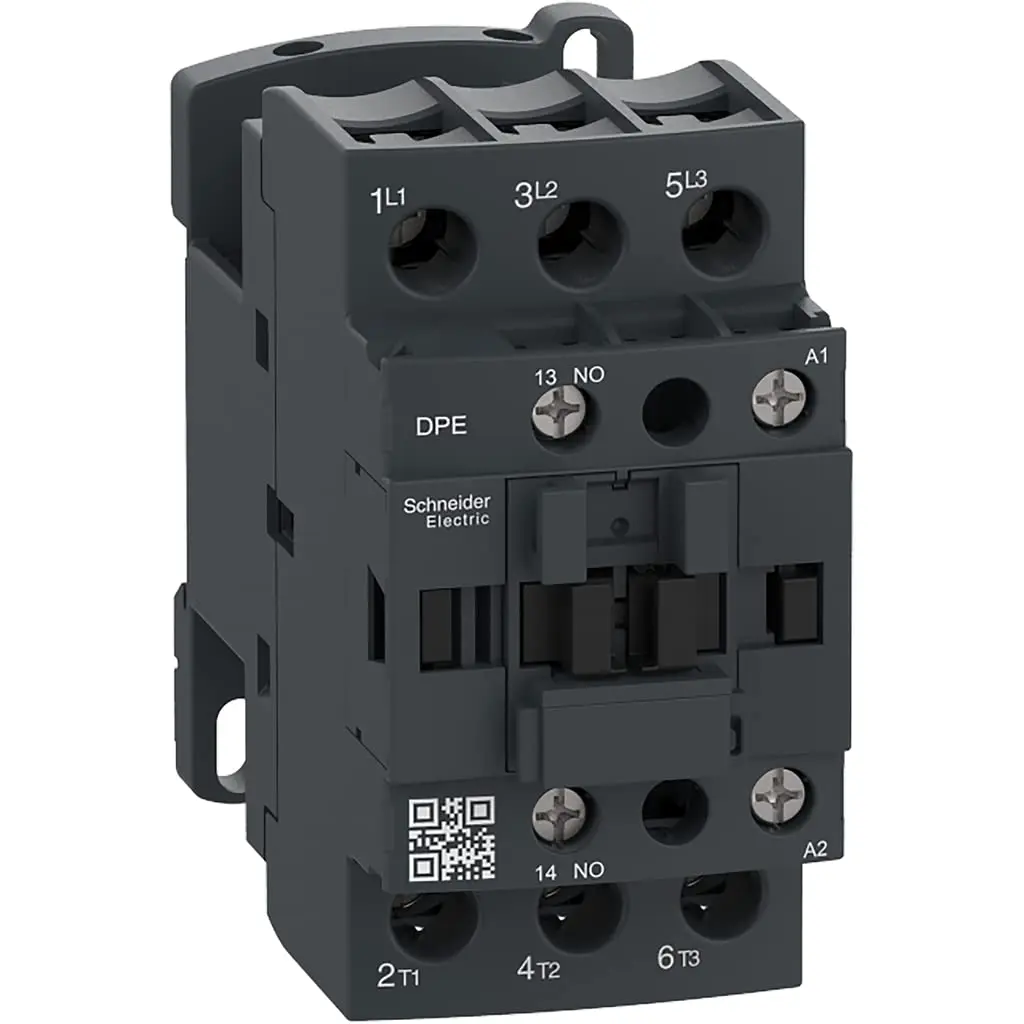 Square D by Schneider Electric DPE32U7 IEC Contactor 15HP 460V | HVAC & AC Control, DIN-Rail Mount - main product image