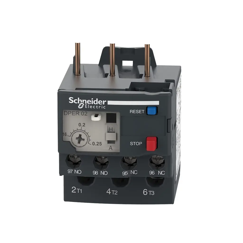 Schneider Electric DPER02 Thermal Overload Relay 0.16-0.25A | Air Conditioner, HVAC, Compressor Protection - view 4