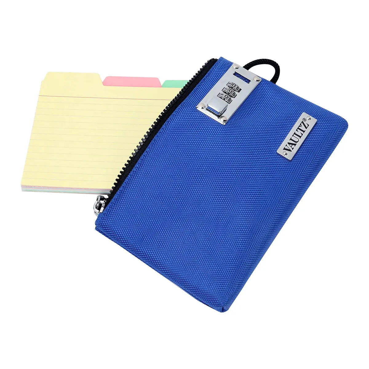 Vaultz Money Bag with Lock - 5 x 8 Inch | Secure Cash & Valuables Pouch - view 2