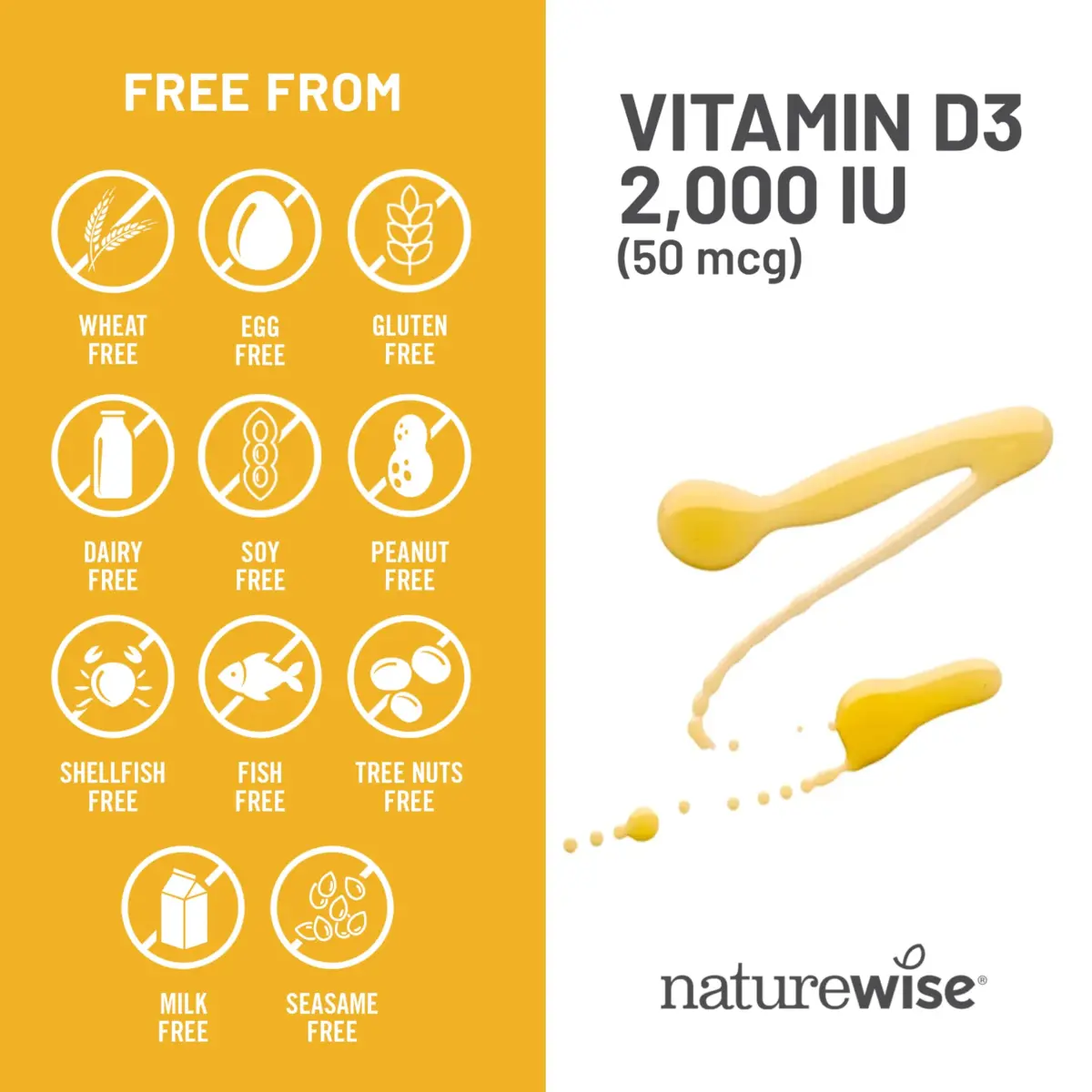 NatureWise Vitamin D3 2000 IU Softgels | Bone & Immune Health Support - view 9