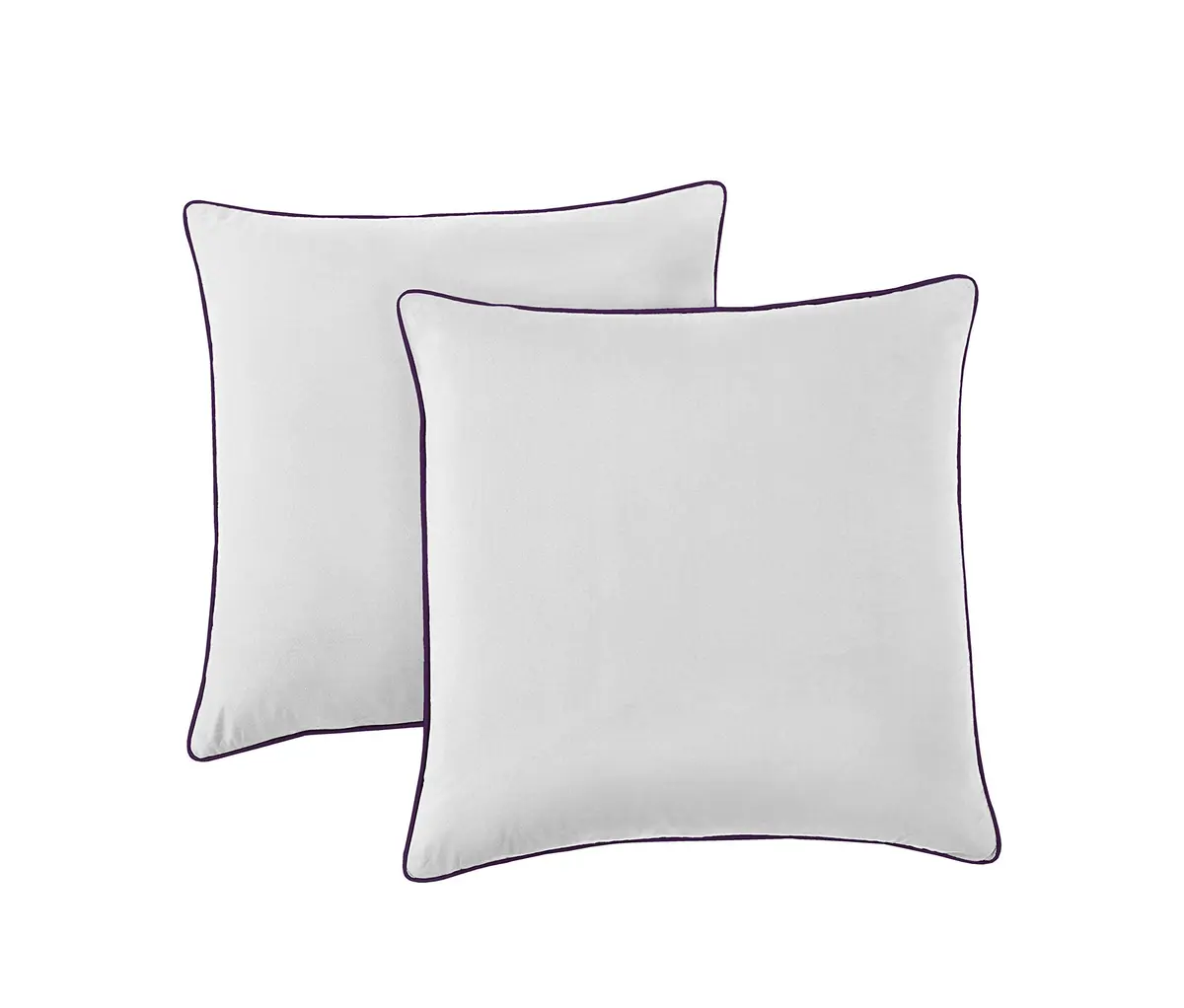 Chezmoi Collection Loft 8-Piece Striped Comforter Set Queen, Purple/Gray/Lavender | Contemporary Bedding - view 7