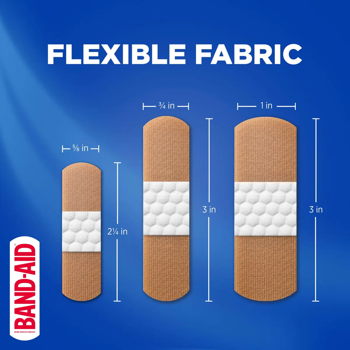 Band-Aid Flexible Fabric Adhesive Bandages 200 Count | Trusted Wound Care for Minor Cuts & Scrapes - view 5