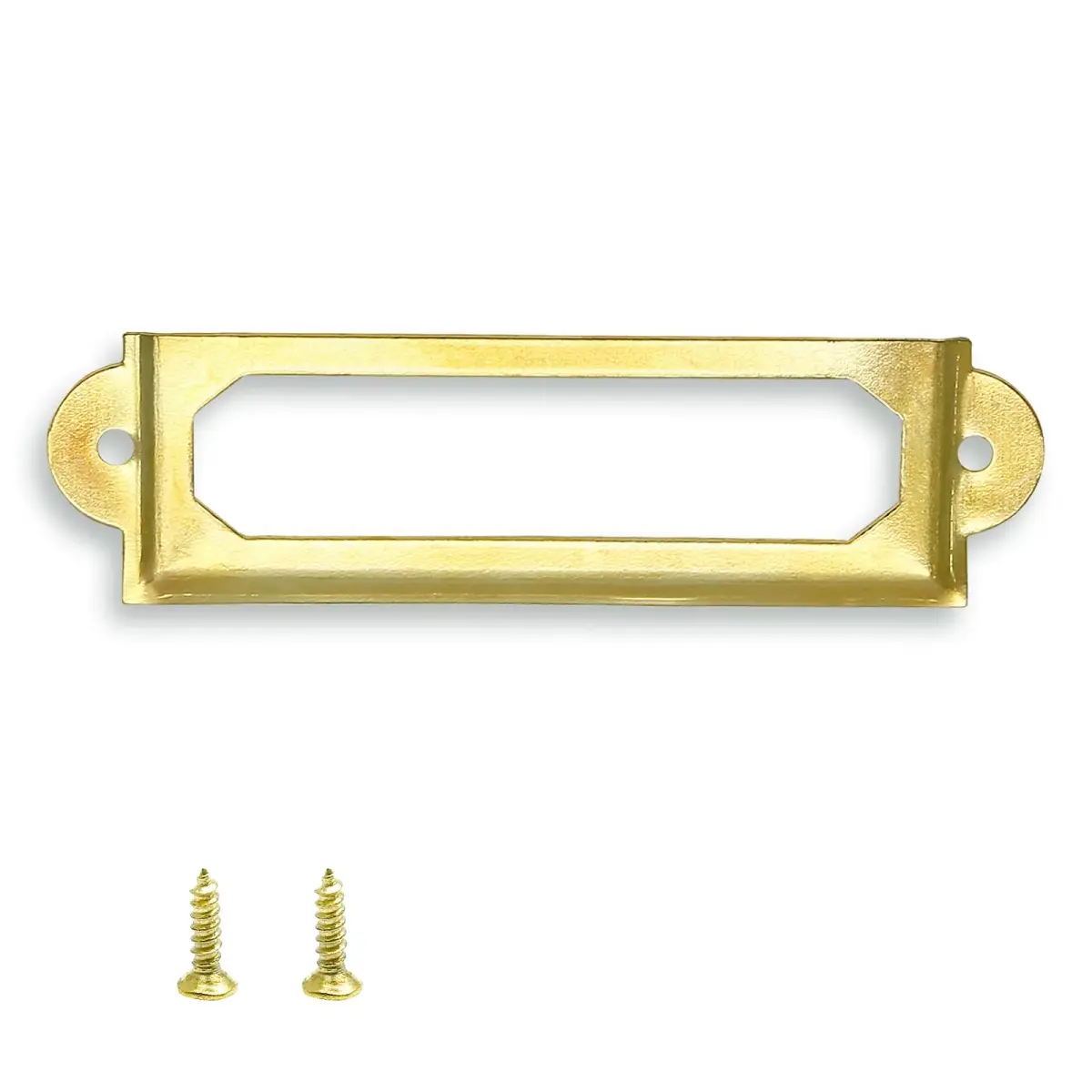 Rierdge Antique Label Holder 2.3 Inch Gold 30 Pcs | Retro Iron Pull Handles for Cabinets & Drawers - main product image