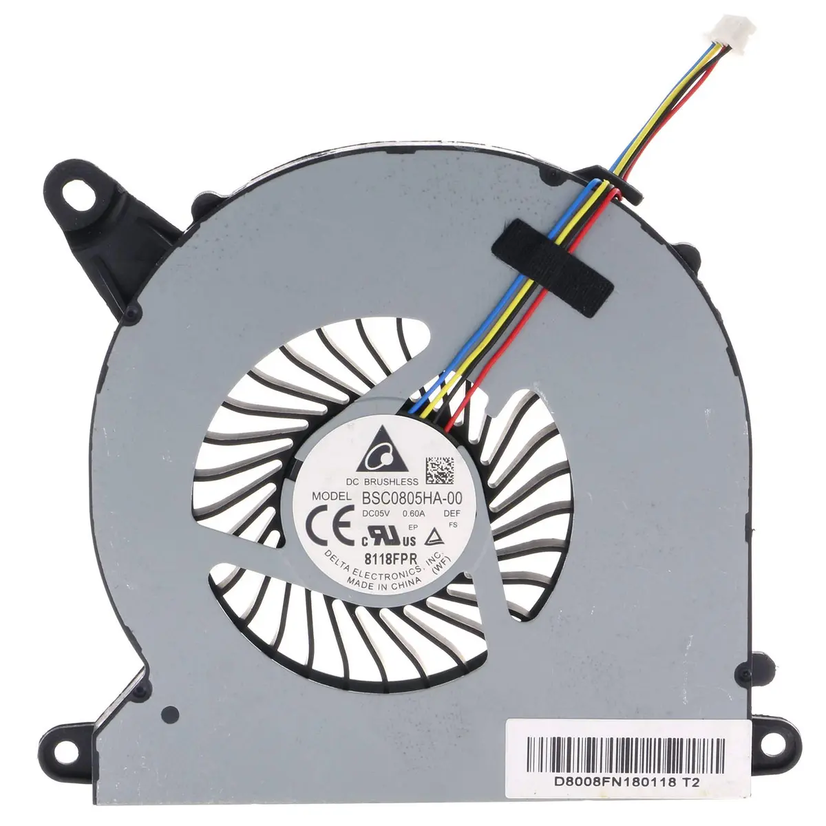 TRADOCK Replacement CPU Cooling Fan for Intel NUC8 Series 5V 0.6A 4-Pin | 6.45 CFM Airflow - main product image