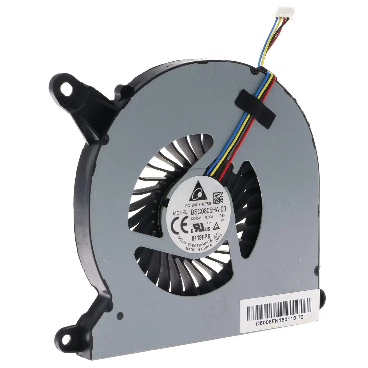 TRADOCK Replacement CPU Cooling Fan for Intel NUC8 Series 5V 0.6A 4-Pin | 6.45 CFM Airflow - view 2