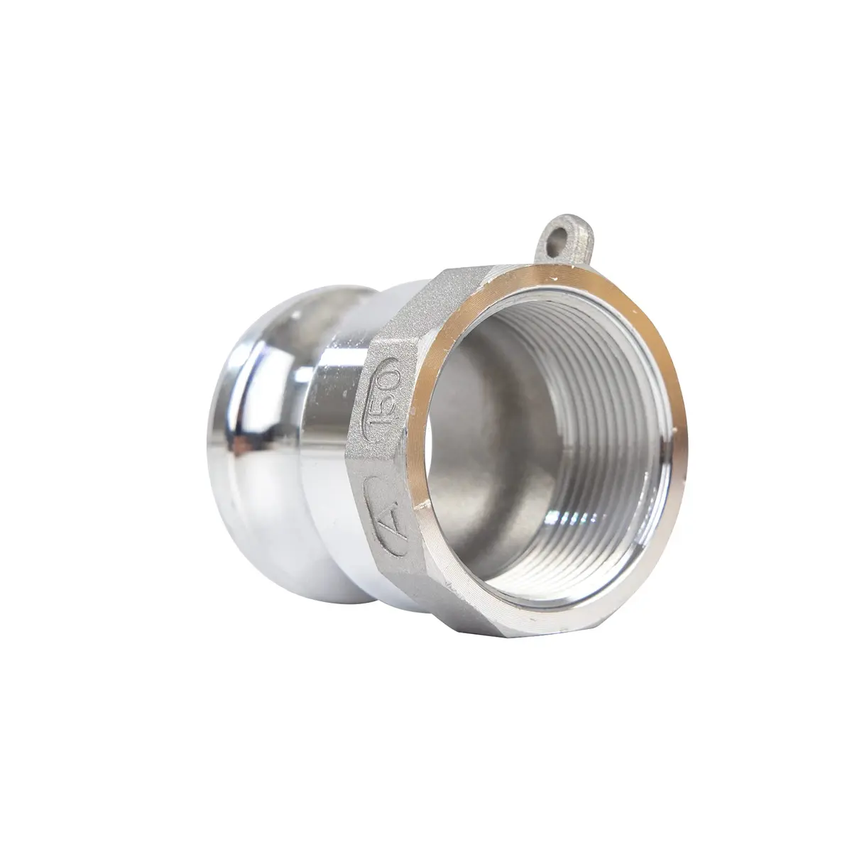 quafwia Aluminum Cam Lock Fittings (Part A) Cam Groove Hose Fitting, Male Adapter Female NPT Thread 1.5" | Aluminum Camlock Part A - view 5