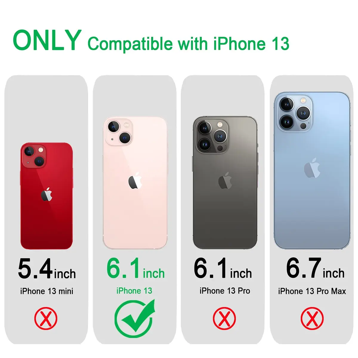 JJGoo Compatible with iPhone 13 Case, Clear Glitter Soft TPU Shockproof Bumper Cover, Sparkle Bling Sparkly Slim Women Girls Phone Case for iPhone 13, 6.1inch - view 2