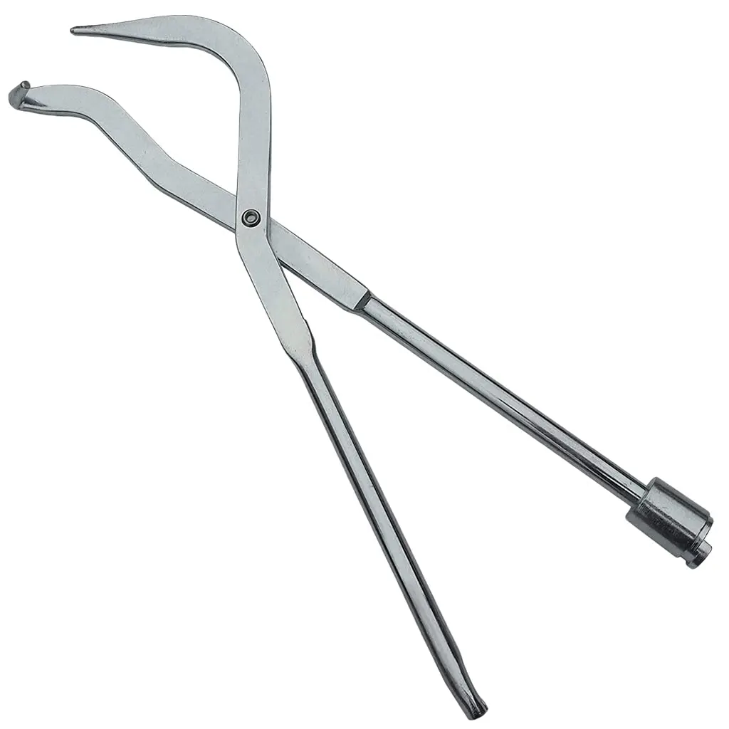 ESreake Brake Spring Pliers - Drum Brake Shoe Return Spring Installer & Remover, 12in (30.5cm), Chrome Steel - main product image