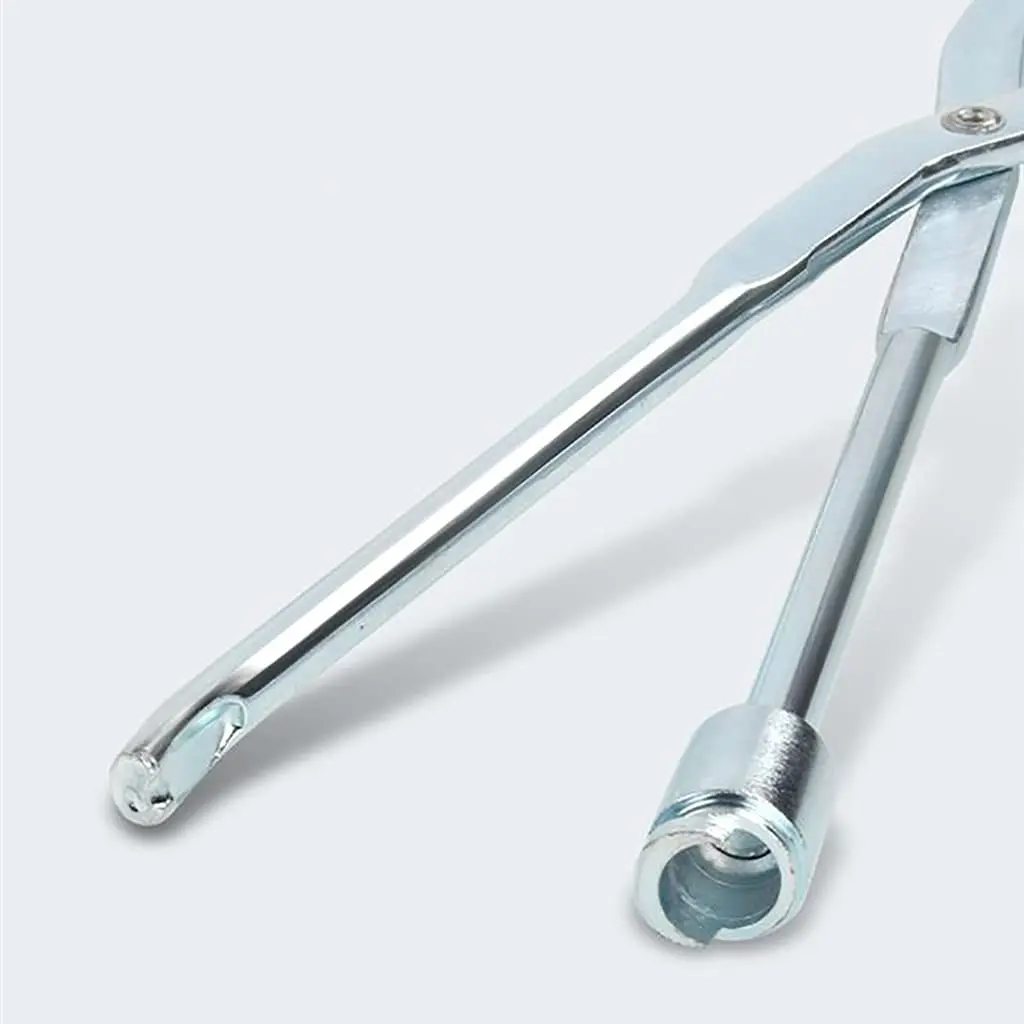 ESreake Brake Spring Pliers - Drum Brake Shoe Return Spring Installer & Remover, 12in (30.5cm), Chrome Steel - view 6
