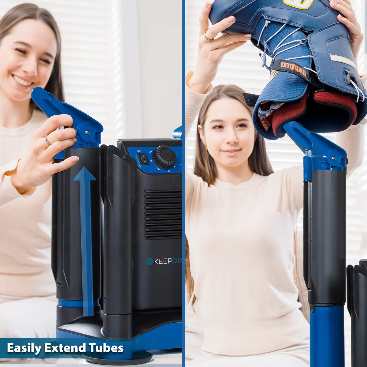 KEEPDRY Forced Heat Boot Dryer - Heavy Duty Shoe Dryer with Heat Switch & Timer - Quickly Dry Garments - view 5