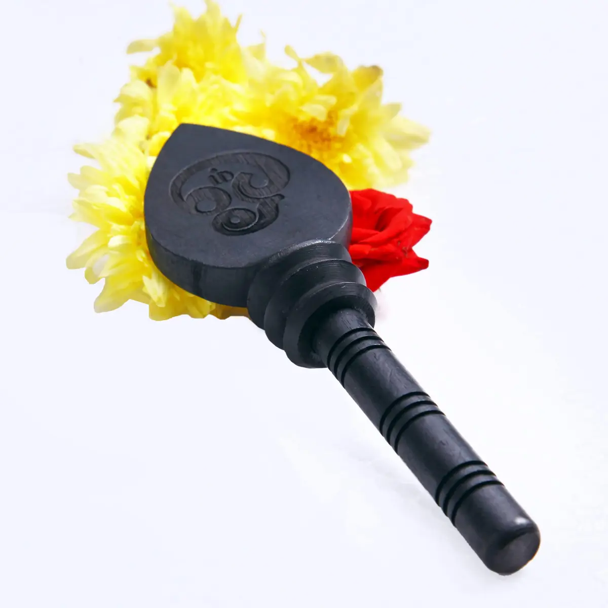 Anciently Karungali Vel Original 6 Inches Height | Natural Black Ebony Wood Statue - main product image