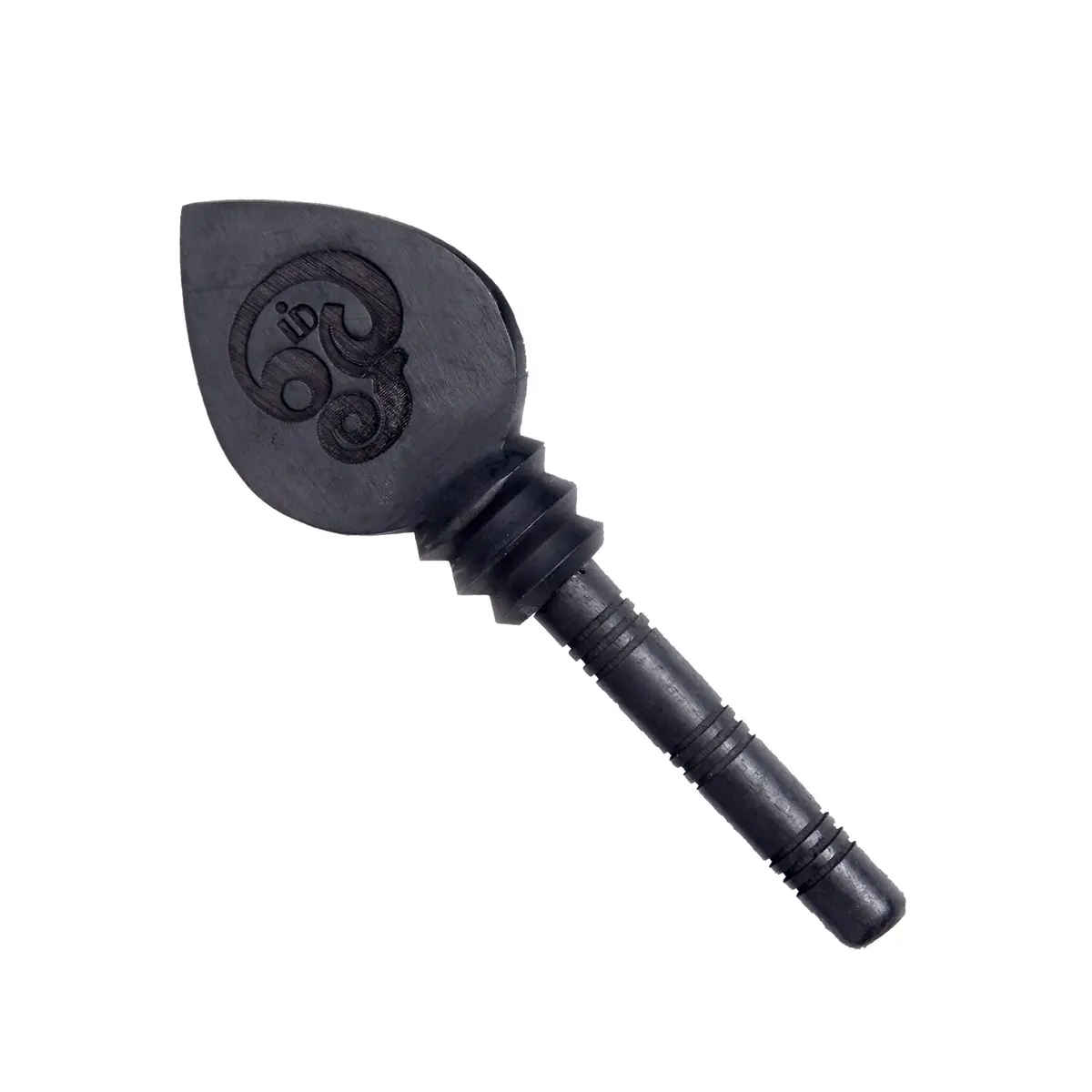 Anciently Karungali Vel Original 6 Inches Height | Natural Black Ebony Wood Statue - view 4