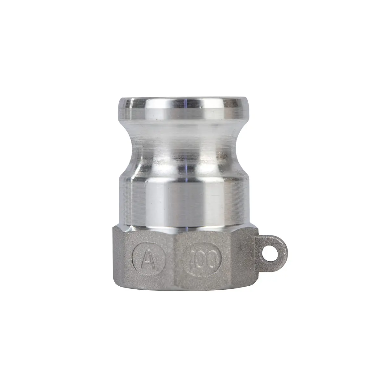 quafwia Aluminum Cam Lock Fittings (1" Part A) Male Adapter NPT, 2-Pack | MIL-A-A-59326 Standard - view 3