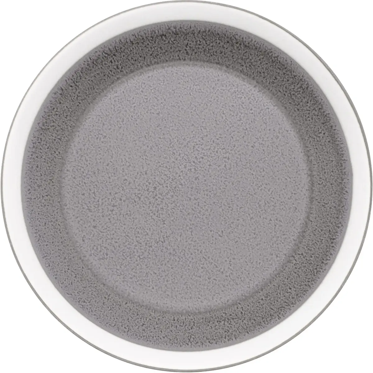 KIMURA GLASS Yumiko Iihoshi Porcelain 18cm Moss Gray Plate | Matte Japanese Dishware - main product image