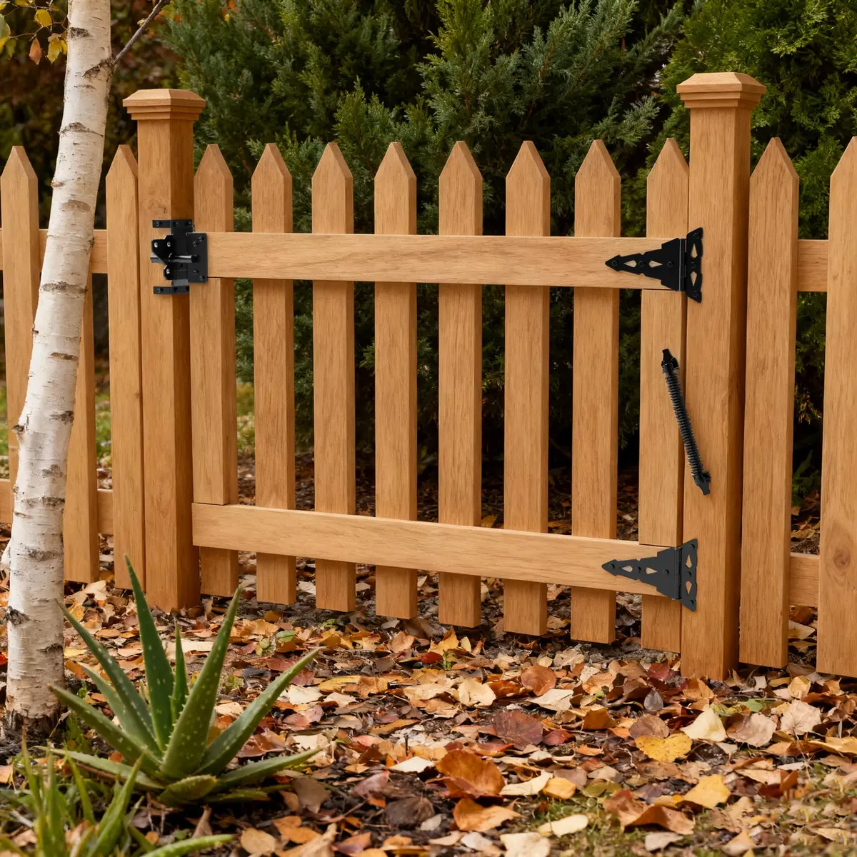 SKYSEN 14 Inch Black Self-Closing Fence Gate Spring | Heavy Duty Automatic Closure - view 7