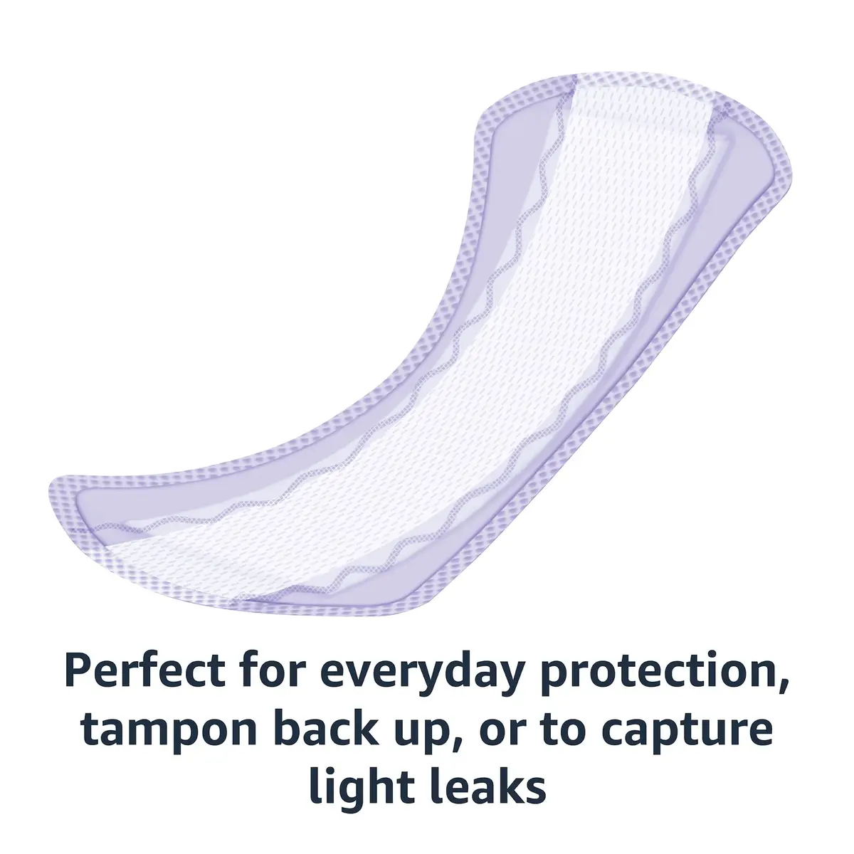Amazon Basics Daily Pantiliner, Long Length, Unscented, 120 Count | Thin & Comfortable for Daily Freshness - view 4