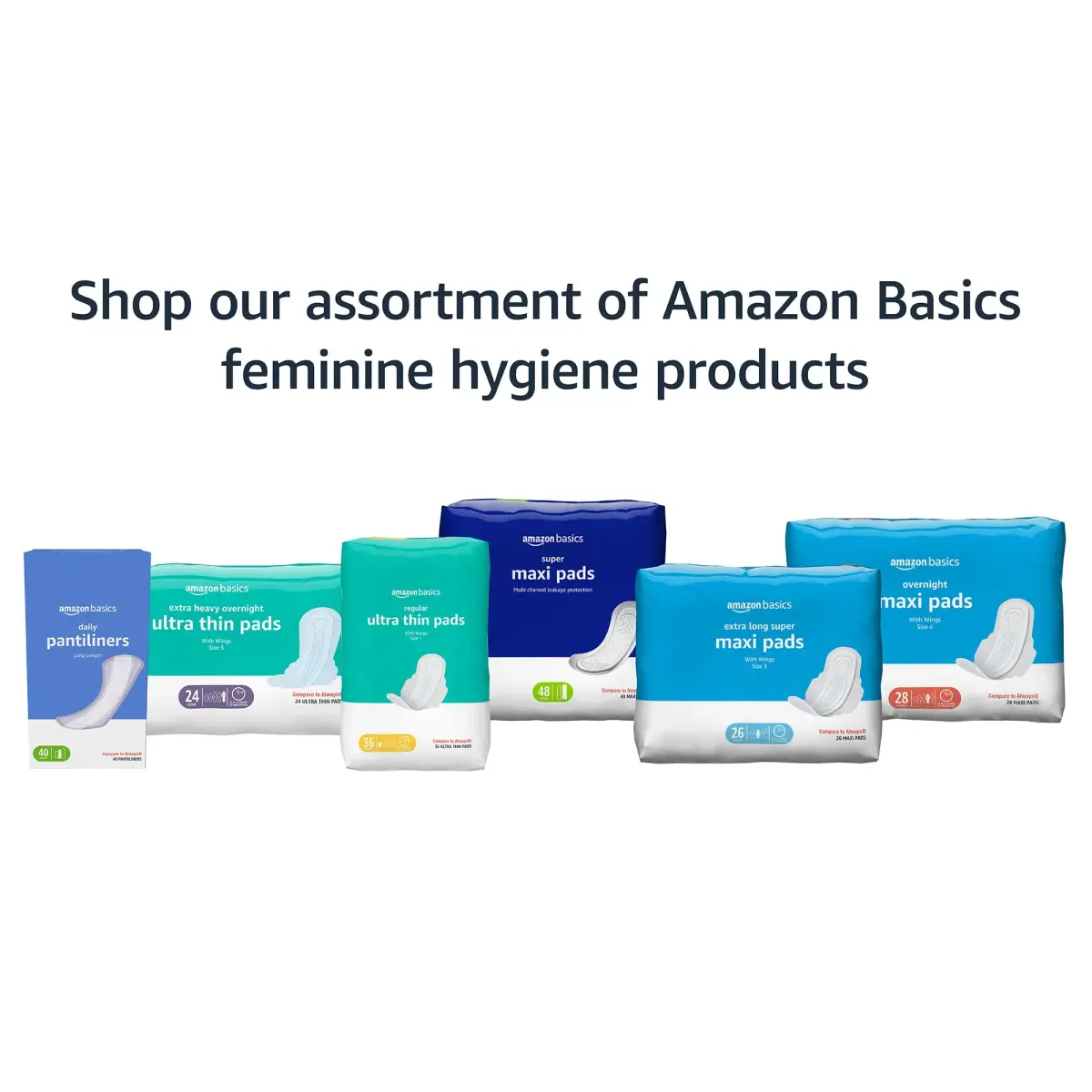 Amazon Basics Daily Pantiliner, Extra Long Length, Unscented, 272 Count | Absorbent Daily Protection - view 7