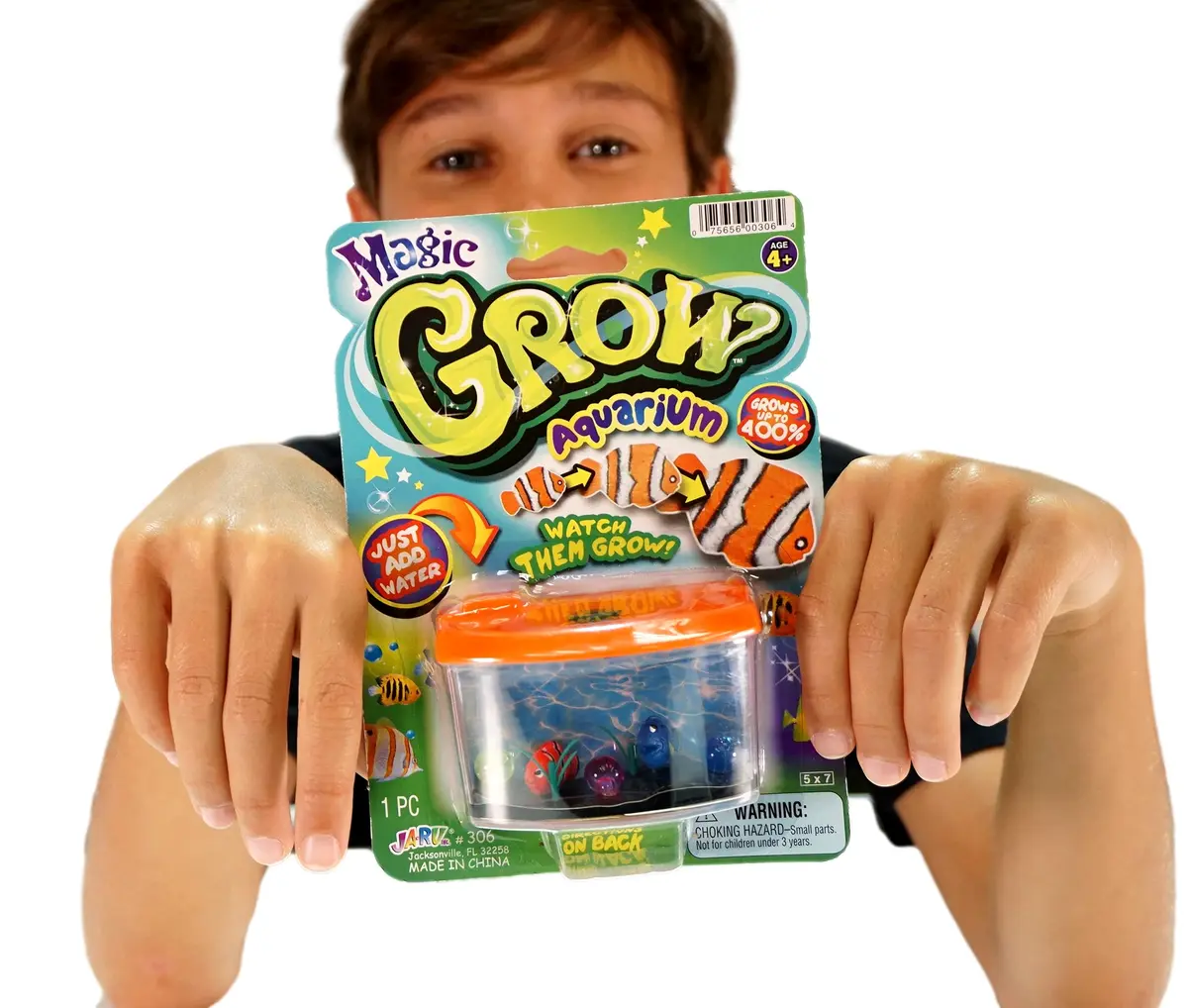 JA-RU Magic Growing Fish Aquarium Toy for Kids - 2 Packs | Educational Sea Creatures - view 5