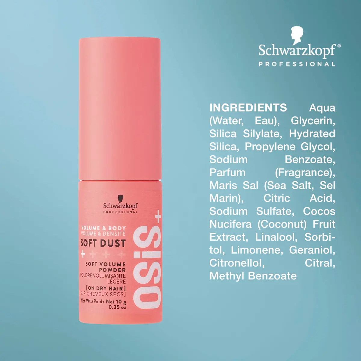 OSiS+ Soft Dust Volume Powder – Root Lift Dry Texture Spray 0.35 oz | Lightweight Volumizing & Texturizing Powder for Fine to Medium Hair - view 4