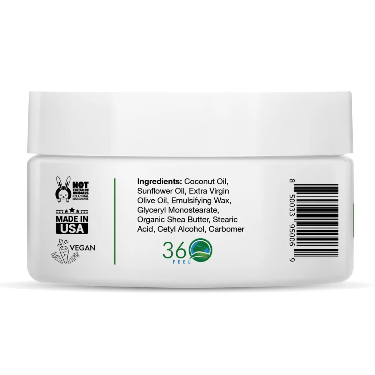 360Feel Patchouli Body Lotion 4 Fl Oz | Hydrates with Coconut & Olive Oil, Plant-Based, Sensitive Skin, All Day Use - view 2