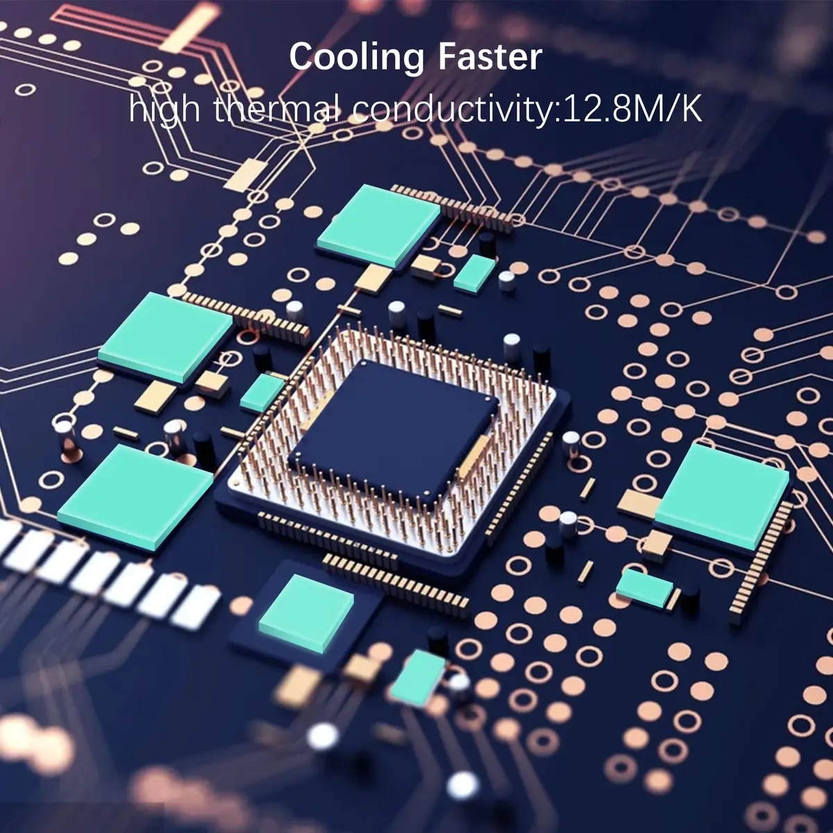 SYY Silicone Thermal Pad 80x40x1.5mm | High Conductivity, Easy Cut, Durable for CPU GPU SSD - view 6