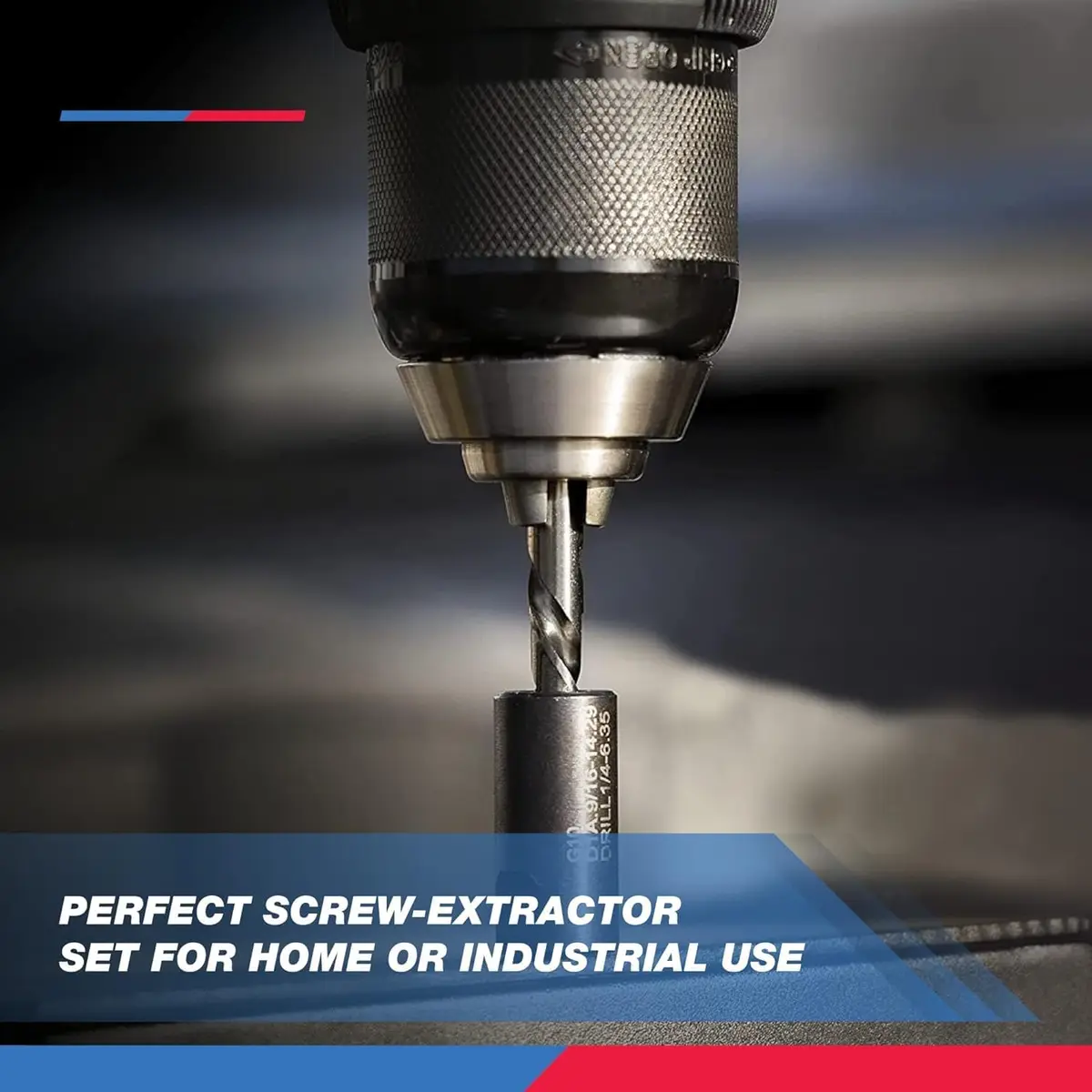 NEIKO 55-Piece Master Screw Extractor Set | 5/64" to 1/2" Multi Spline, Spiral, Nut Extractors | Stripped Screws, Studs, Fittings Extraction - view 5